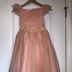 Girls pink dress